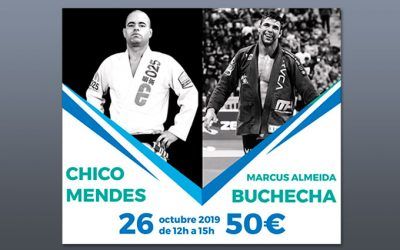Nuevo Seminario de Jiu Jitsu con Buchecha y Chico Mendes